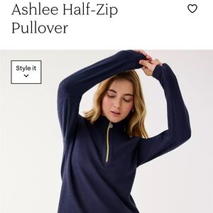 Lily Pulitzer Ashlee Half-Zip Pullover